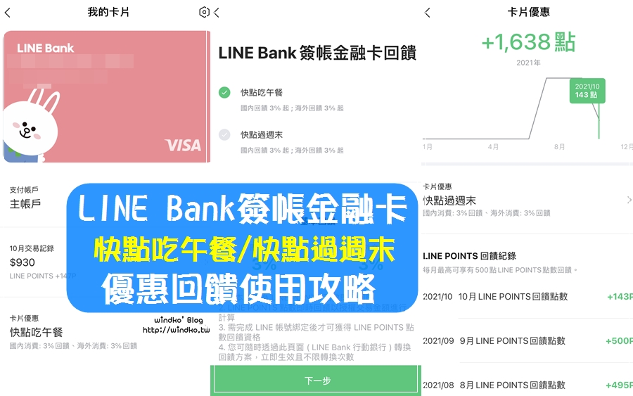 LINE Bank刷卡優惠∥ 快點吃午餐、快點過週末拿18%回饋攻略＆每週必拿滿回饋最高點數的密技方法_2022年更新