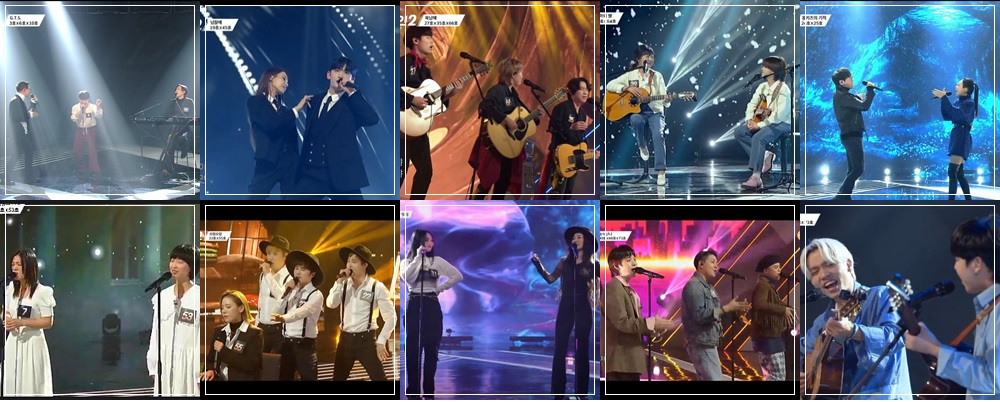 韓綜《Sing Again 2》第二季第5集參賽選手舞台片段_第二輪小組對抗賽