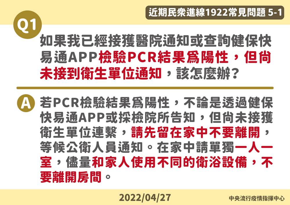2022台灣防疫資訊∥ 快篩陽性或PCR陽性、尚未收到居家隔離通知書、居家照護出現症狀要怎麼辦？ 居隔天數要怎麼計算?